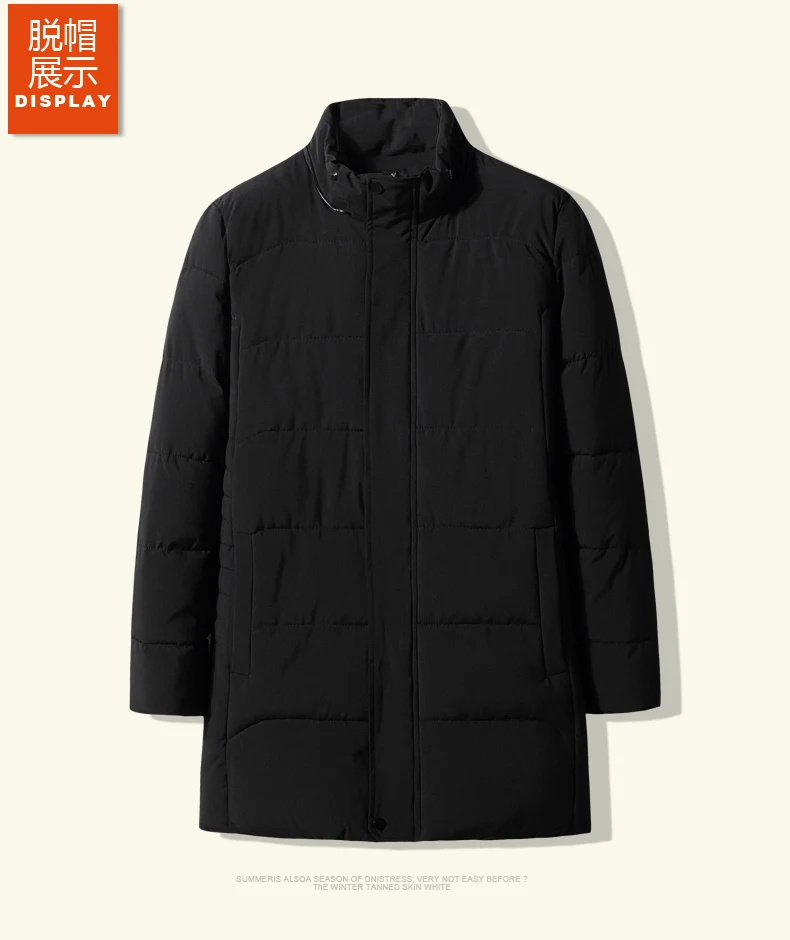 Plus size 10XL 8XL 6XL 5X Winter Jacket Men Hat Detachable Warm Coat Causal Parkas Cotton Padded Winter Jacket Men Clothing