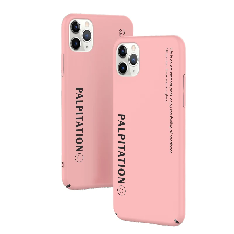 

For iPhone 11 Case Ultra-thin Silicon Cover for iPhone 11 Pro Stylish letters Coque Simple Anti-fall for iPhone 11 Pro Max Cases