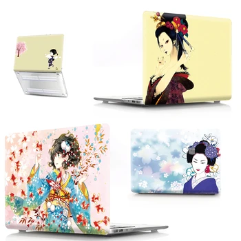 

Lady Figure Design New Hard Protector PVC Shell Case Cover For Apple Macbook Air Pro Retina 11 12 13 15 15.4 Wholesale 2020