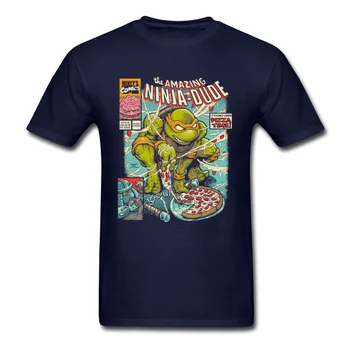 

New Amazing Ninja Dude Men Tshirt Tortoise Green Hidden Warrior Funny T-Shirts Japan Comic Chii Anime 90's Top T Shirt Men Print