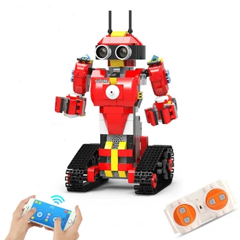 

DIY Electric RC Building Blocks Robot 2.4GHz Durable Funny Practical Classic Texture Remote Control 3D Educational Toys