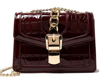 

Luxury Handbags Women Bags Designer Chain Leather Crossbody Bags For Women 2020 Crocodie Female Fashion Messenger Shoulder Bags