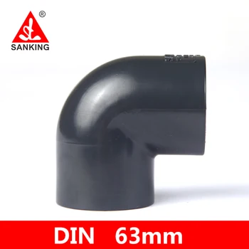 

Sanking 63mm PVC 90 Degree Elbow Fish Tank UPVC Pipe Joints Home Garden Drip Irrigation Fittings Watering Hose Connector