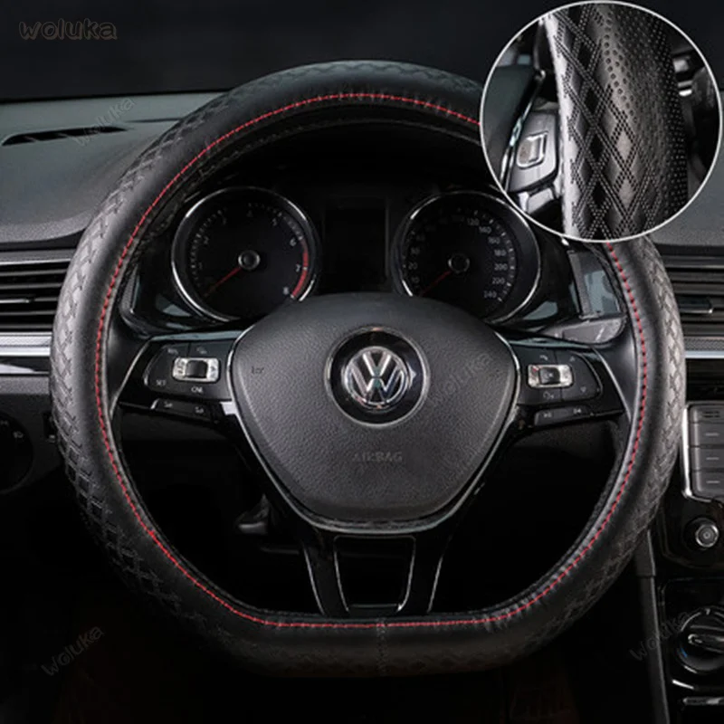 Кожаный чехол на руль, износостойкий, дышащий, нескользящий CD50 Q04 - Название цвета: C