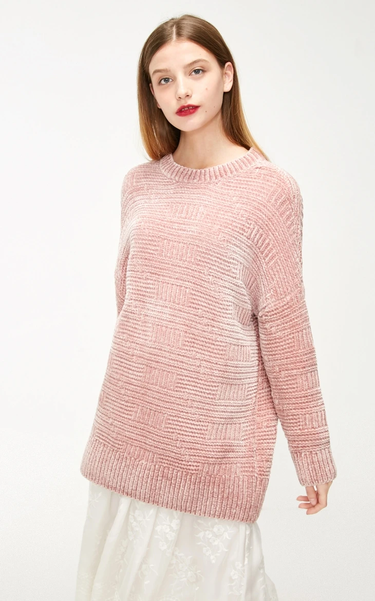 Vero Moda Women's Loose Fit Round Neckline Drop-Shoulder Pullover Knit | 319113511