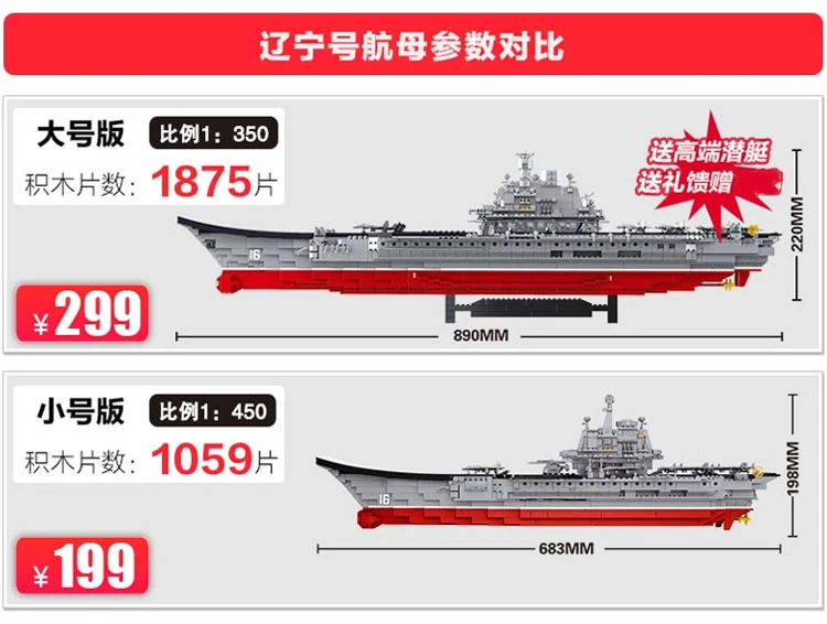 Модель Sluban строительные блоки морская подводная лодка военный корабль самолет Aircrafted Перевозчик военный корабль боевой крейсер Фрегат игрушки