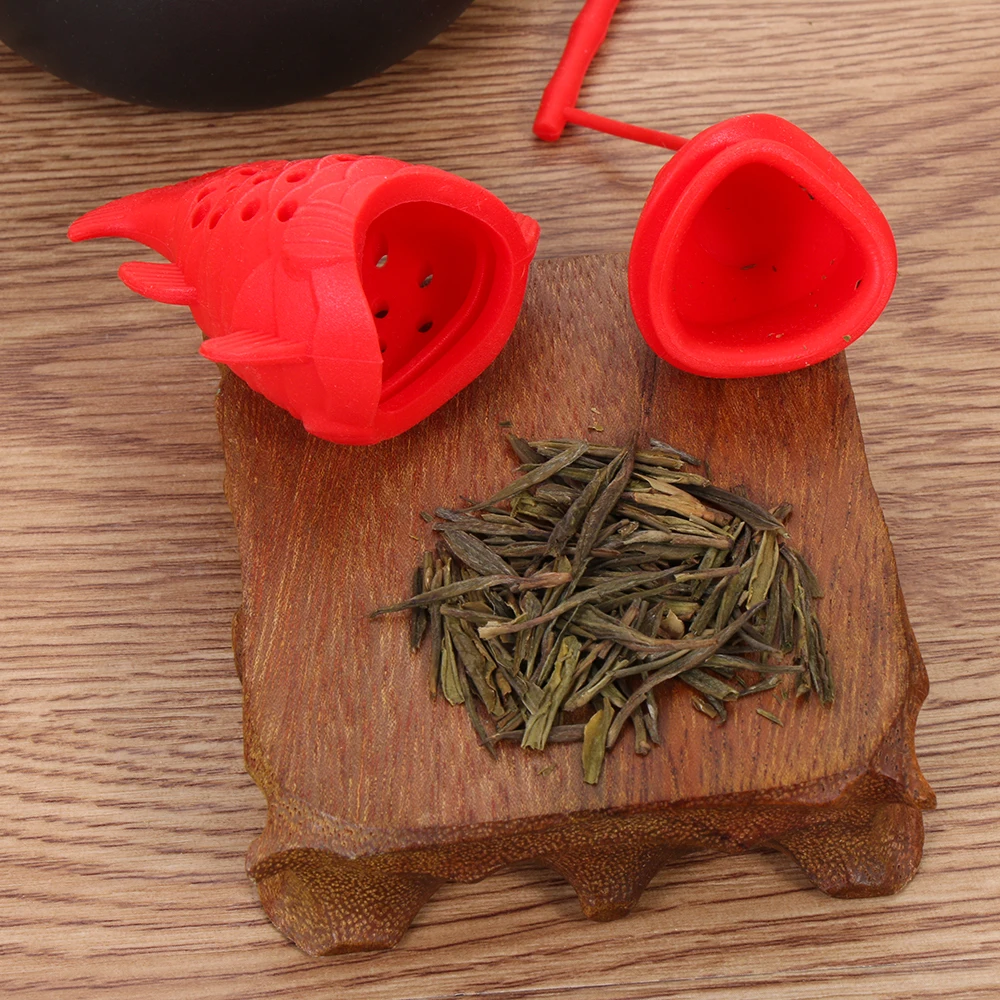 Creative Teapot-Shape Tea Infuser Strainer Silicone Tea Bag Leaf 19 H4ee0bed641c84b03a5fe89c467fef210K