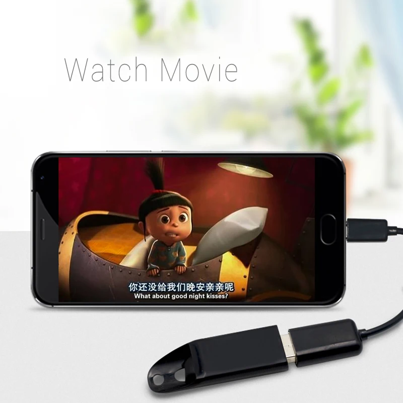 Micro USB 2 0 OTG Кабель адаптер для Samsung Android черный 20 см подходит флеш накопителя мыши