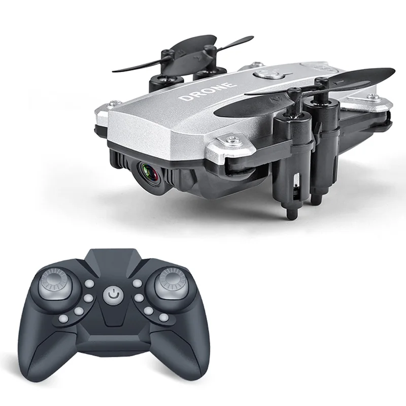 silverwithout camera Fpv мини-Дрон вертолет Дрон для селфи Gps дроны Квадрокоптер широкоугольный складной - Цвет: silverwithout camera