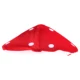 Sombrero de champiñón rojo de felpa creativo para adultos y niños, sombrero de Toad encantador, disfraz divertido, sombrero de fiesta, decoración para cabeza