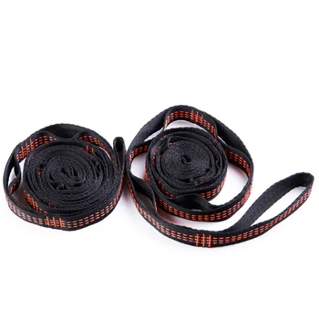 

2pcs Hammock Straps Tree Swing Hanging Strap Ropes with 2 Heavey Duty Carabiner Hooks for Outdoor Activities (White)