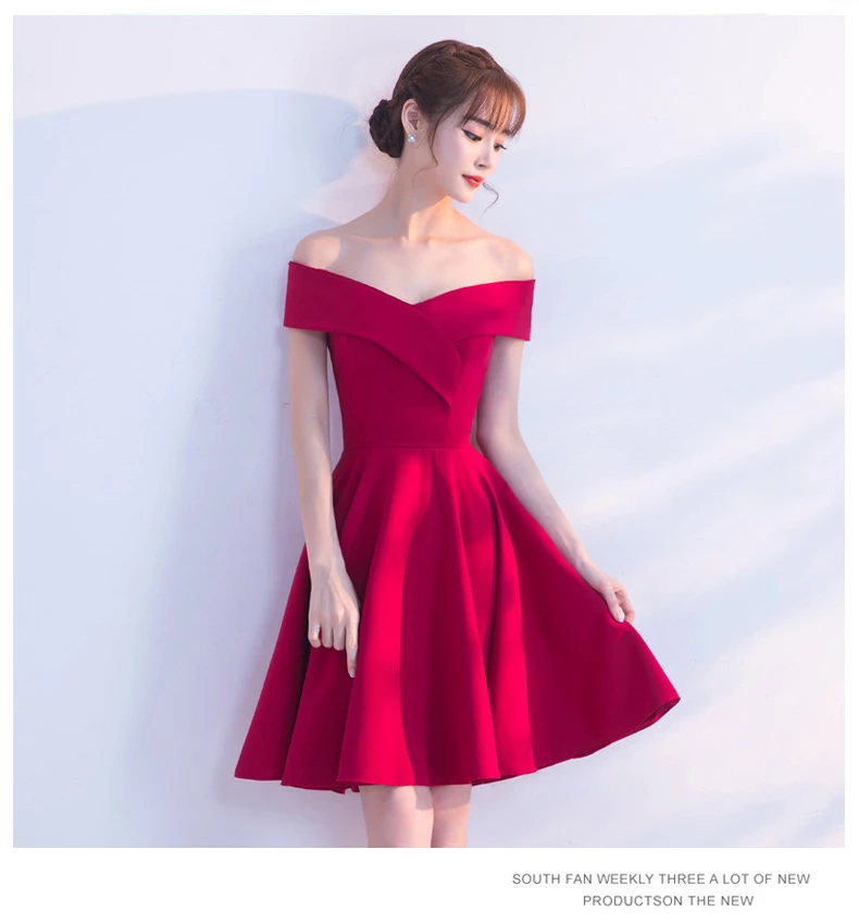 Красное без плеча короткое Cheongsam Современная невеста свадебное платье Qi Pao женское китайское свадебное платье Qipao модное Оригинальное вечернее платье
