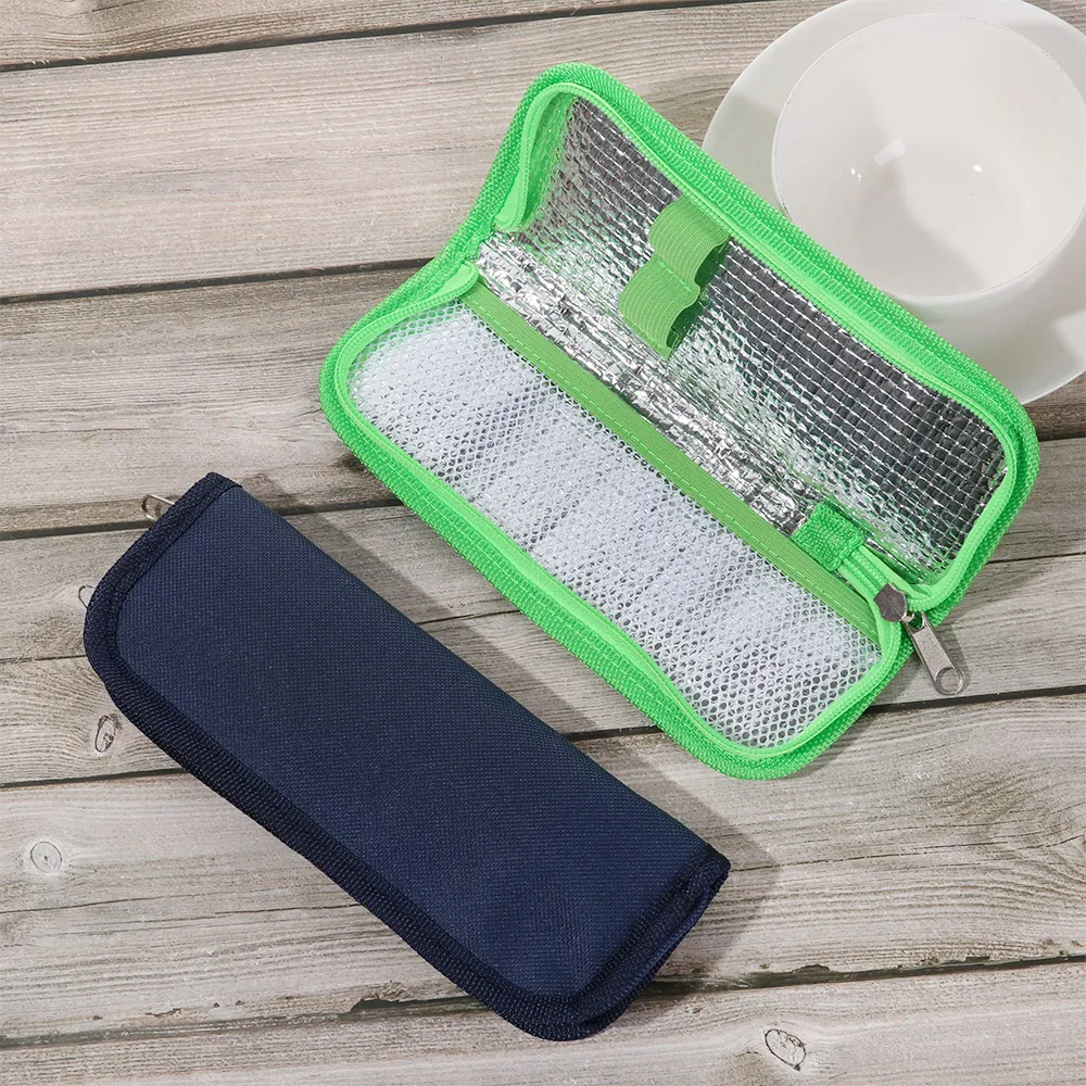 

Portable Diabetic Insulin Cooling Bag Protector Pill Refrigerated Ice Pack Medical Cooler Insulation Organizer Travel Case