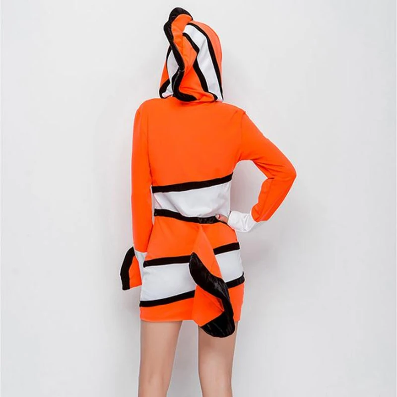 Mother Daugther Son Finding Nemo Costume Mom Me Halloween Beach Wear Clown Fish Hooded Jacket Outfit Kids Animal Cosplay Outfit Mother Daugther Son Finding Nemo Costume Mom Me Halloween Beach Wear Clown Fish Hooded Jacket Outfit Kids Animal Cosplay Outfit