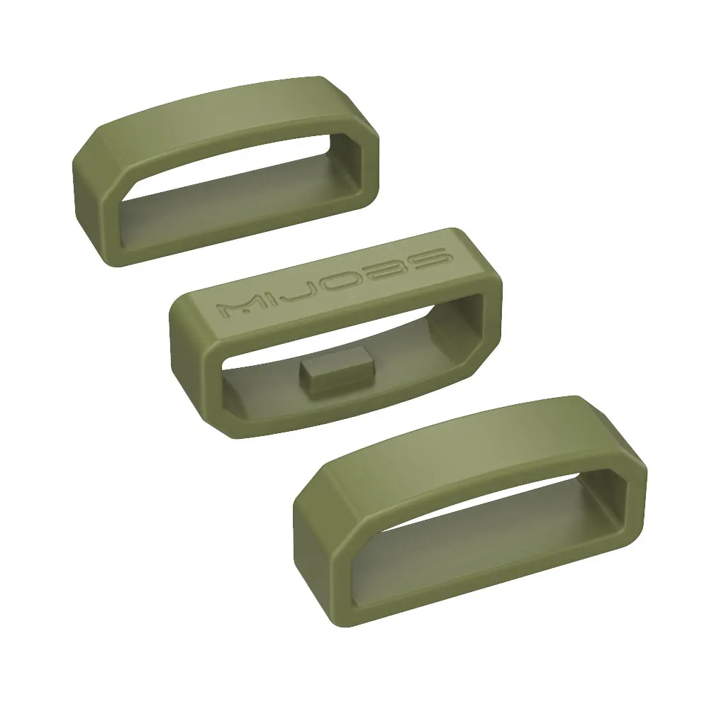 Premium Rubber Strap Keeper - Secure Retainer for Fitness Bands and Smartwatches