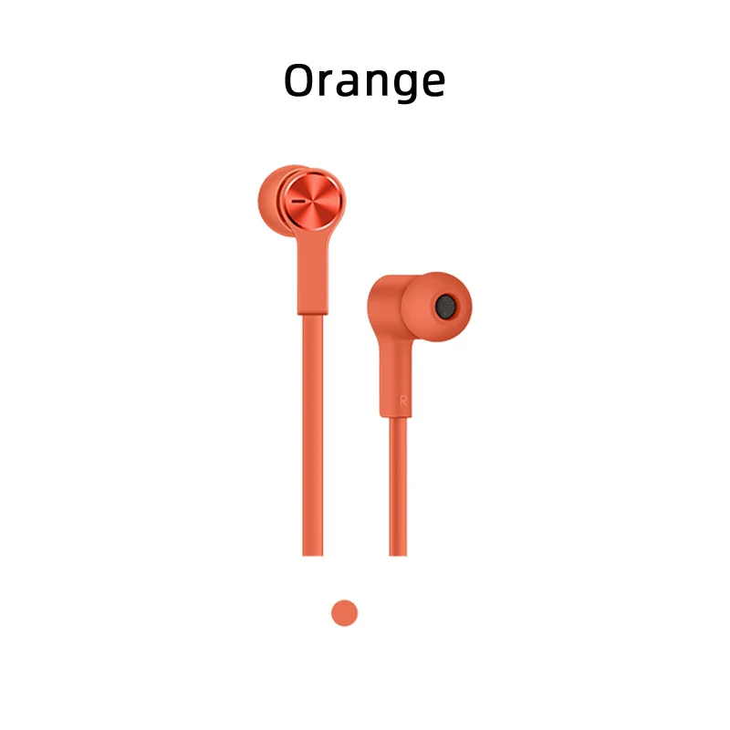 Original Huawei FreeLace Wireless Earphone Bluetooth Sport Waterproof In-ear Memory Cable Metal Cavity Silicon Magnetic Switch - Цвет: Orange