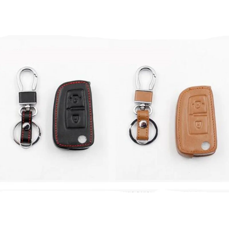Кожа автомобильный брелок Ключи чехол для Nissan Qashqai X Trail Murano Maxima Altima Juke 2 Пуговицы