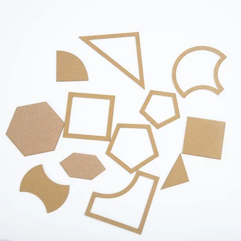 

54x Quilt Templates Mixed Plastic Tool Kit For Patchwork Quilter 2mm 27 Models