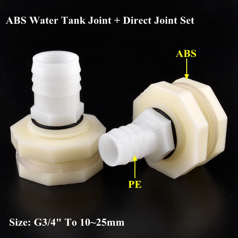 

G3/4 To 10~25mm Pagoda Direct Water Tank Connector Set Aquarium Fish Tank Hose Joint Water Tower Garden Irrigation Pool Joints