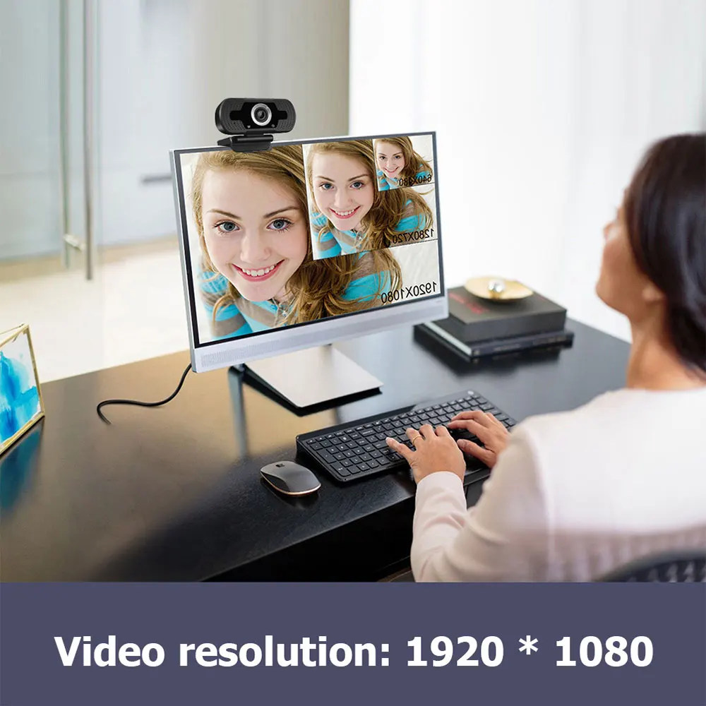 Willkey 1080 HD веб камеры встроенный двойной микрофон Смарт 1080P камера USB Pro потоковая