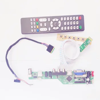 

For HT101WSB-100/101 WLED LVDS 40Pin HDMI VGA USB AV RF T.V53 display controller drive card 1024*600 10.1" laptop panel DIY kit