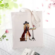 Повседневной жизни узор холст тотализатор сумка с рисунком под заказ текстовый логотип DIY Экологичная многоразовая для покупок рециркулирует мешок ежедневно Применение Сумки из натуральной кожи