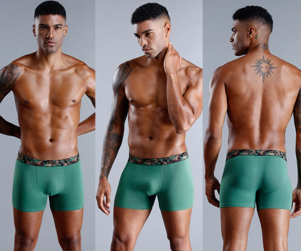 4 stücke Set Unterwäsche Mann Überlegene Qualität Unterhose Baumwolle Shorts Belüftung Sexy Homme Boxer Für Mode Für männer Höschen Neue – Detail 3