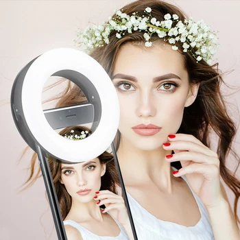 

USB charge LED Selfie Ring Light for Iphone Supplementary Lighting Selfie Enhancing Fill Light For Phones