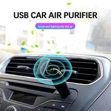 Negative ion Air Purifier Ionizer Ozone Generator Portable USB Small Mini Air Cleaner PM2.5 Odor Eliminator Car Accessories