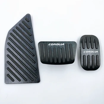 

Non-Drilling Car Fuel Accelerator Brake Pedal Clutch Foot Rest Pedal Cover Non Slip Pad For Toyota Corolla 2019 2020 Accessories