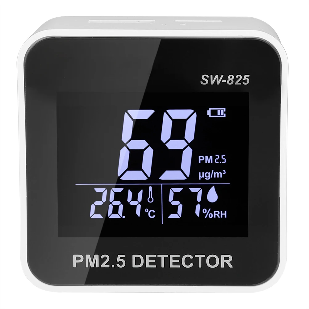 

PM2.5 Air quality detector Detector dust particle detector Gas Analyzers Gas Detector PM2.5 Electrical SW-825 LCD Screen Digital