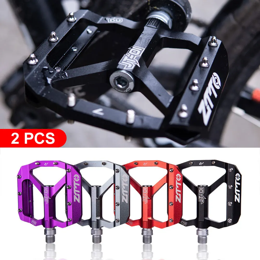 

Bike Pedals MTB Bicycle Non-Slip Bicycle Pedals Aluminum Alloy Bearings Wide Platform Pedals Bikes Accessories
