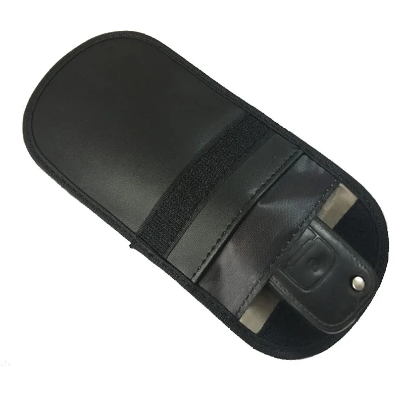 Один карман Faraday автомобиль удаленный ключ сумка RFID блокатор сумки FOB сигнальная экранирующая Сумочка ID карты сумки Япония станция горячий BAG1002