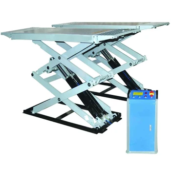

On ground scissor car lift with CE approved loading capacity 3000kg