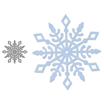 

Snowflake Crystal Metal Cutting Star Dies for DIY Scrapbook Cutting Die Paper Cards Embossed Decorative Craft Die Cut 2020 New