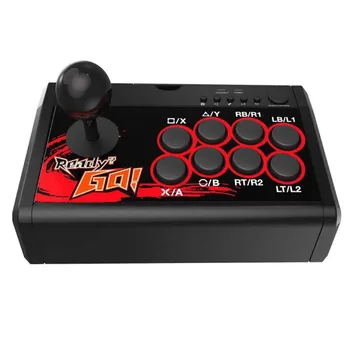 

Usb Rocker Game Controller Arcade Joystick Fight Ara For Swtich / Ps3 / Pc / Android 4 In 1 Arcade Fight Stick dropshiping