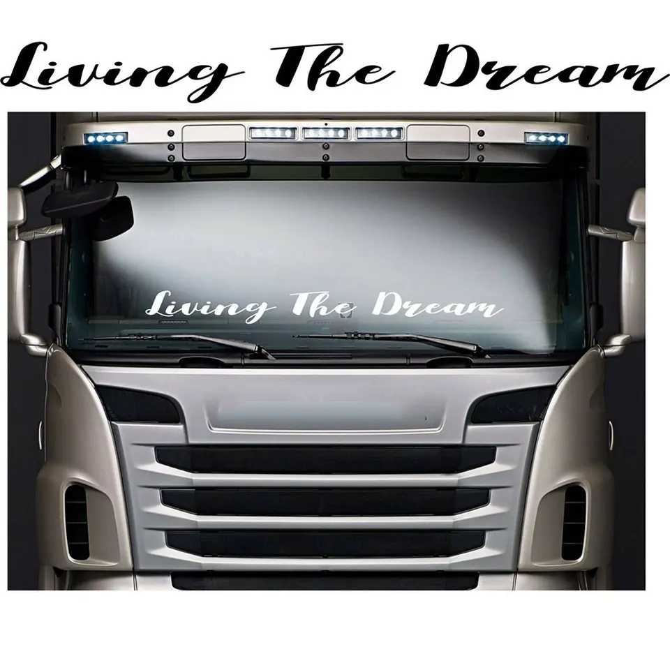 Adesivi Per Tutto Il Corpo Dell'auto Per MAN TGX TG Accessori Auto Living The Dream Styling Pellicola In Vinile Decor Decalcomanie Multicolor Disponibili - Foto 8