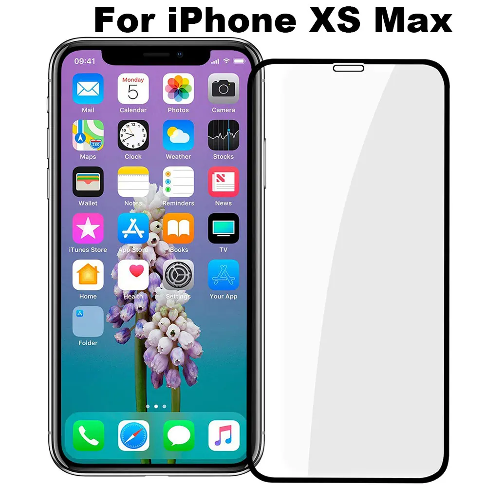 3D полное покрытие из закаленного стекла для iPhone 11 Pro Max X XS XR 8 Plus 7 6 6S iPhone11 защита экрана защитные аксессуары для телефонов - Цвет: For iPhone XS Max