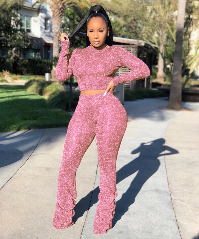 Stacked Pants Set Wholesale - Pant Sets 