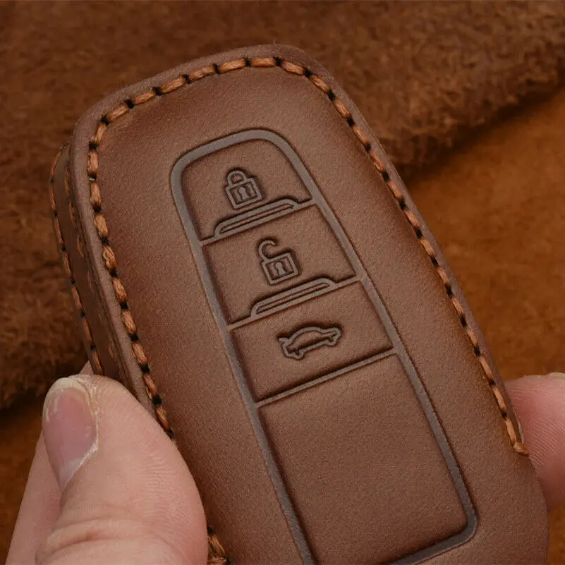 Crazy horse di Cuoio Della Copertura Della Cassa Chiave Per Toyota CHR C-HR Prado 2017 2018 Prius Camry Corolla RAV4 2018 Accessori - H4ee26fd5c8c14510a9fa5287d1b00ad6N
