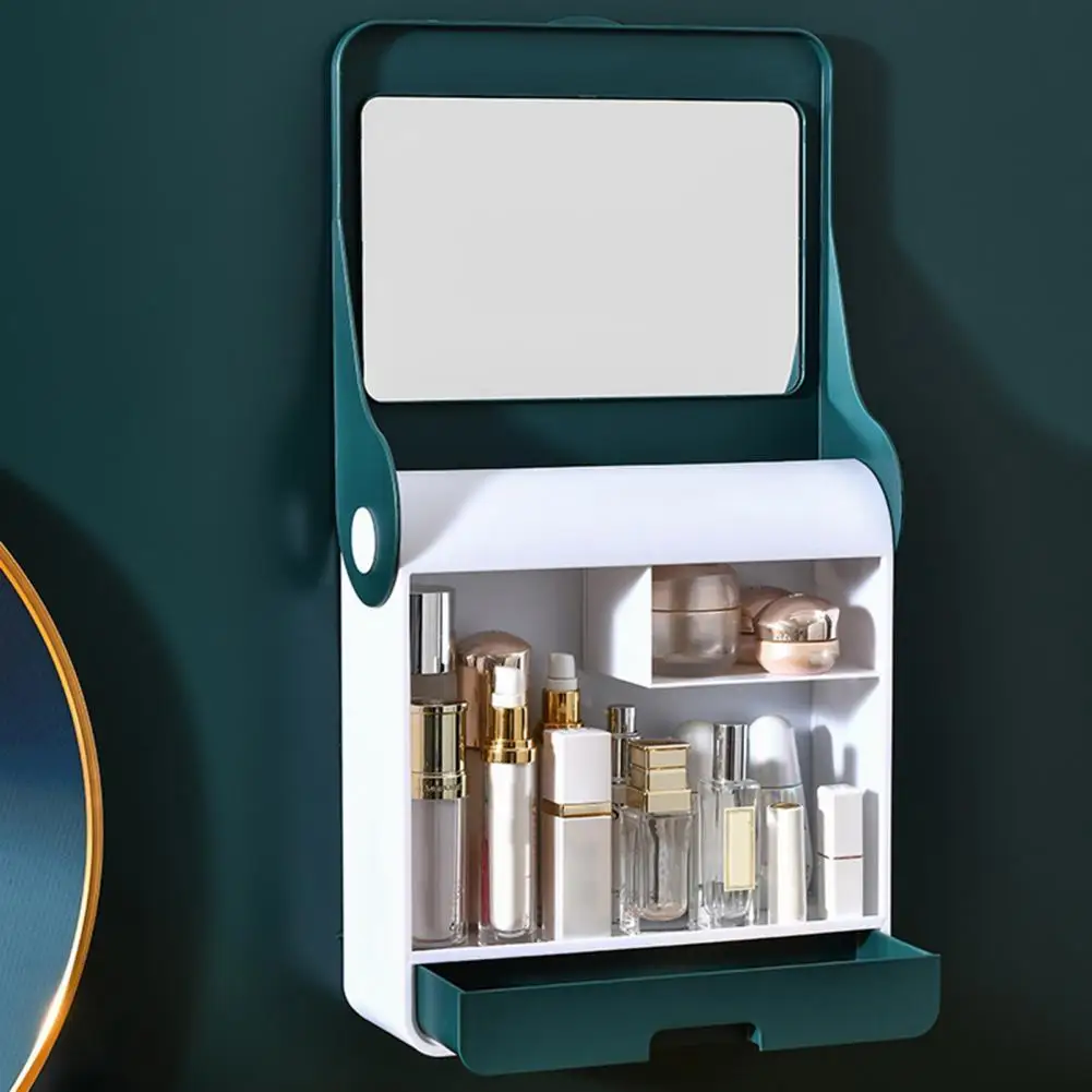 Makeup Case Round Corner Makeup Organizers Drawer Design Large Capacity