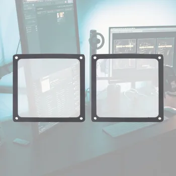 

2PCS Computer Dust Screen Computer Dustproof Cover Computer Case Fan Filter for Office Home