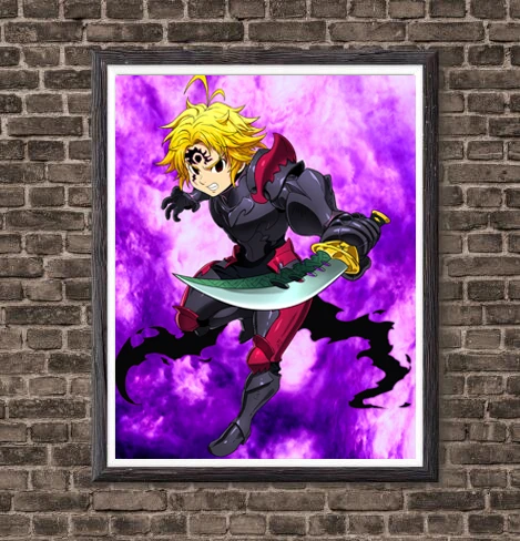 Quadro Com Moldura The Seven Deadly Sins 2 Season Nanatsu No