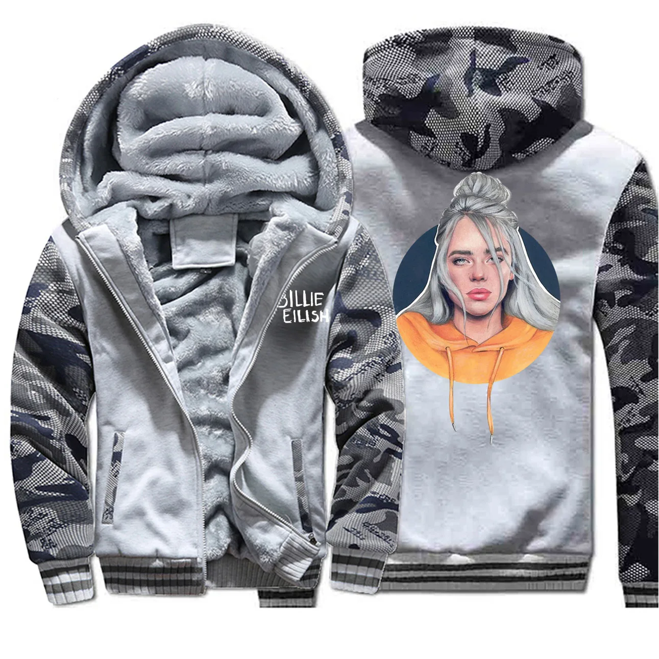 New hoodies outerwear pullover thick warm Windproof men Cartoon Winter Jacket mens Hoodie coat Overcoat clothing