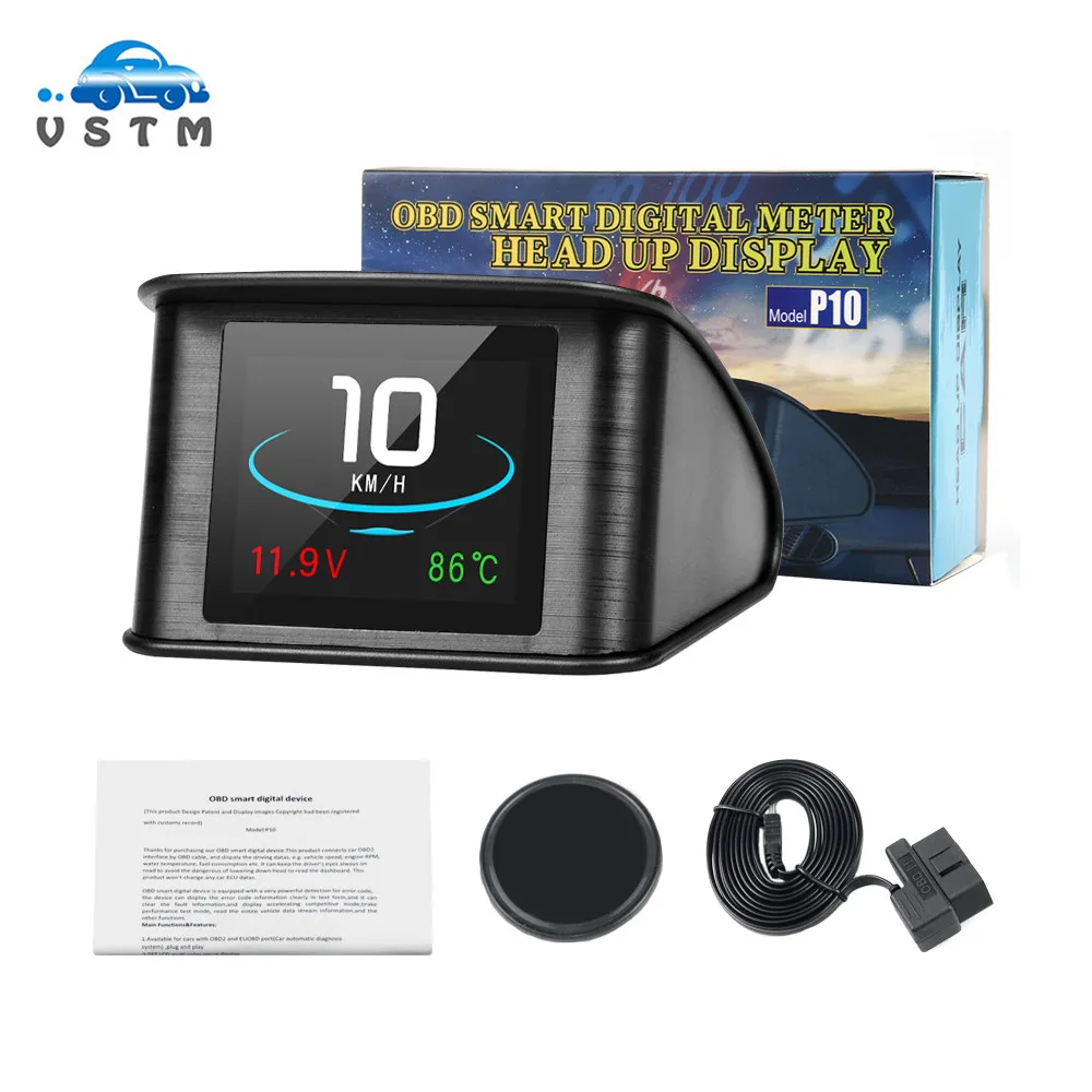 VSTM Hud GPS OBD Компьютер Автомобильный проектор скорости цифровой датчик дисплей