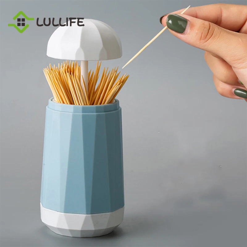 

Portable Creative Toothpick Dispenser Automatic Retractable Toothpick Holder Container Toothpick Storage Box For Home Table Bar