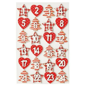 

1-24 Advent Calendar Bundle Cotton Linen Gift Bags Hot Sale Christmas Candy Bags With 24 Number Stickers