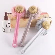 Щетка массажная для ванной с длинной ручкой, полотенце, грязеотталкивающая, не требующая помощи, щетка для ванны, щетка для ванны