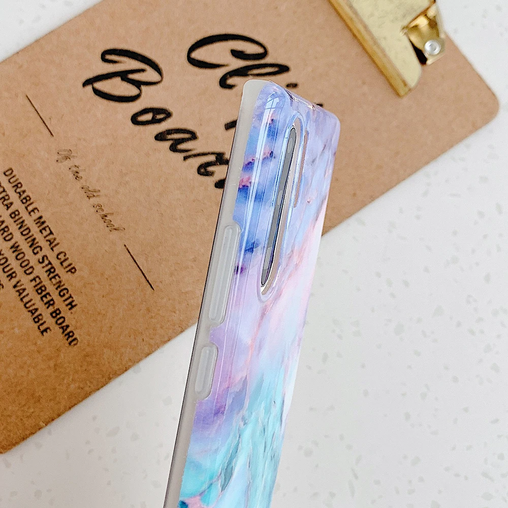 Роскошный градиентный мраморный чехол LOVECOM для телефона Samsung Galaxy S10e S10 S9 Plus Note 10 Pro