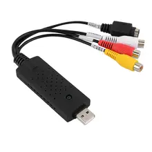 USB 2,0 Easycap Видео Аудио Захват USB порт 1 способ Видео ТВ DVD VHS Аудио Захват адаптер карта для компьютера ПК